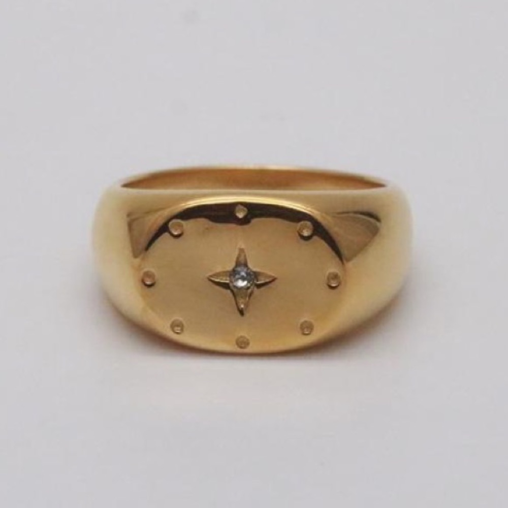 Signet star 💫 ring - Picture 4 of 6